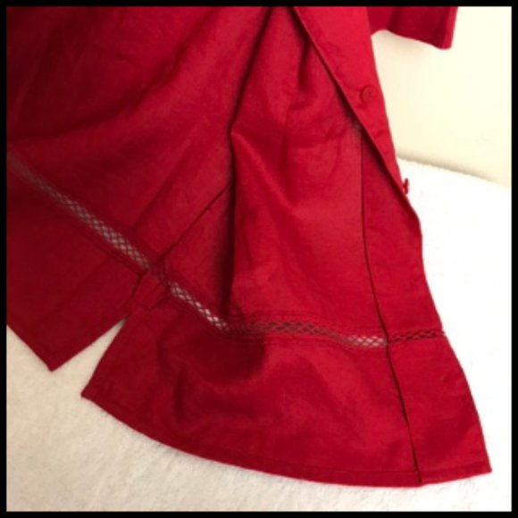 100% Linen Short Top or Light Jacket Size 12 P - Picture 7 of 9